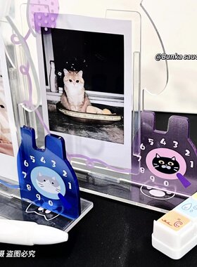 可爱小猫相框亚克力记录四季照片