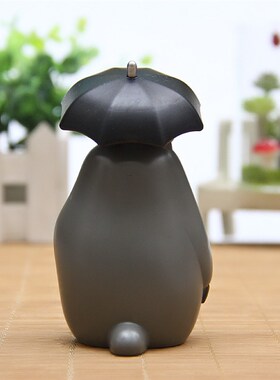 10cm大号打伞卡通动漫猫摆件韩版创意微景观园艺DIY造景公仔玩偶