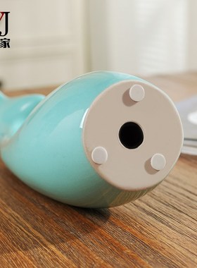 家居饰品动物摆件三口之家鹿客厅电视柜J工艺品装饰品摆设结婚礼