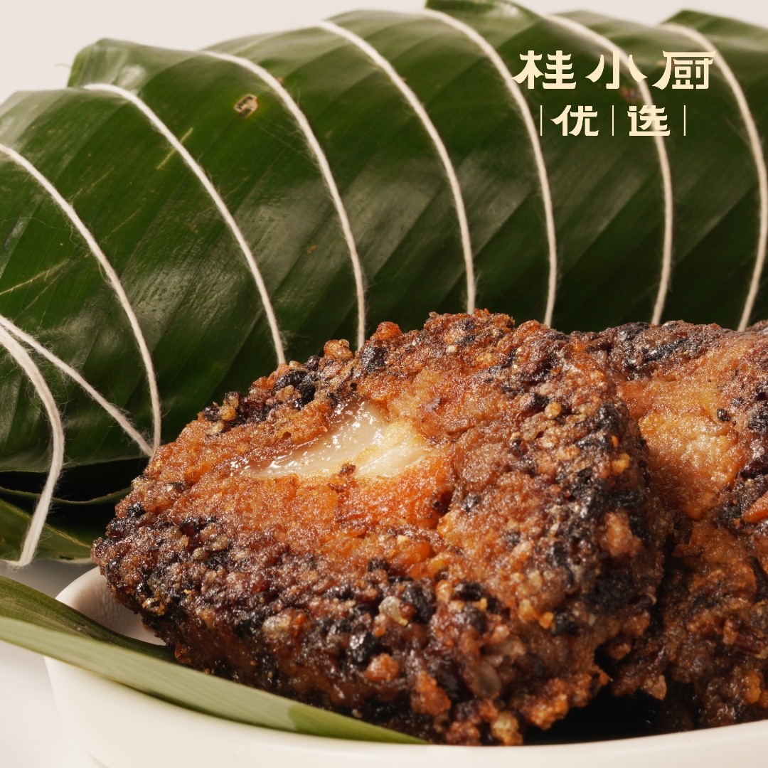 壮乡黑米粽桂小厨门店同款黑土猪肉绿豆蓉馅广西美食端午送礼粽子,淘宝优惠券,粉丝福利购,淘宝优惠卷