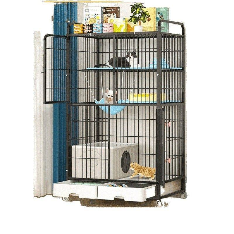 猫笼家用室内四层猫笼子别墅超大自由空间大号带厕所一体大型猫舍,淘宝优惠券,粉丝福利购,淘宝优惠卷