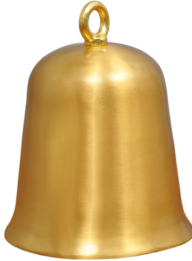 黄铜铃铛挂件纯铜风铃屋檐佛塔挂饰大H门饰家居大号铜钟摆件工艺