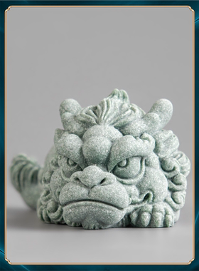 天禄造景书房宠旺青兽砂石旺财财茶家居貔貅摆件鱼缸装饰