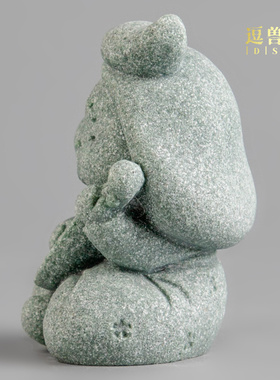 仕女青琵琶客厅桌面唐家居茶宠办公装饰可爱砂石摆件创意