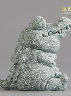 装饰新创意假山摆件造景新青国潮中式砂石家居中式鱼缸茶宠桌面