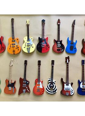 迷你电吉他模型摆件比hottoys适用分bjd娃娃兵人电贝斯吉普森