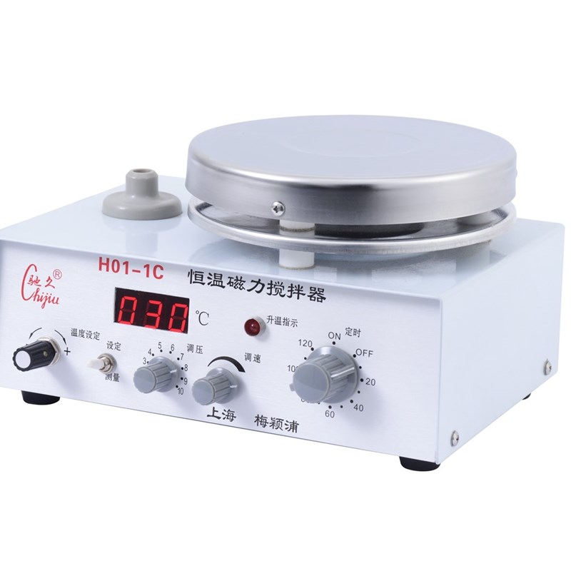 上海梅颖浦H01-1C数显恒温磁力搅拌器加热磁力搅拌器实验搅拌机 - 图0