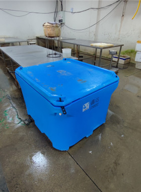 保温箱双层食品周转1000L水产海鲜渔业冷藏浸泡桶滚塑异形