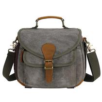 New Outdoor Photography Bag Digital Single Counter Professional Waterproof Oil Wax Canvas Camera Bag Micro Single Shoulder Bag Custom