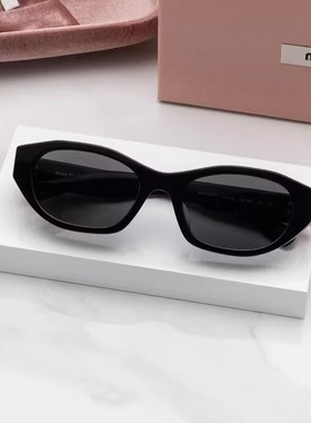 miu miu/缪缪太阳镜MIUMIUS-A03SF-16K08Z53-C5女款黑色墨镜