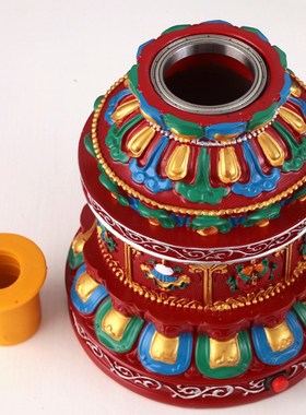 电动手摇电转动底座树脂底座西藏式两色多款可选手摇X座莲花八吉