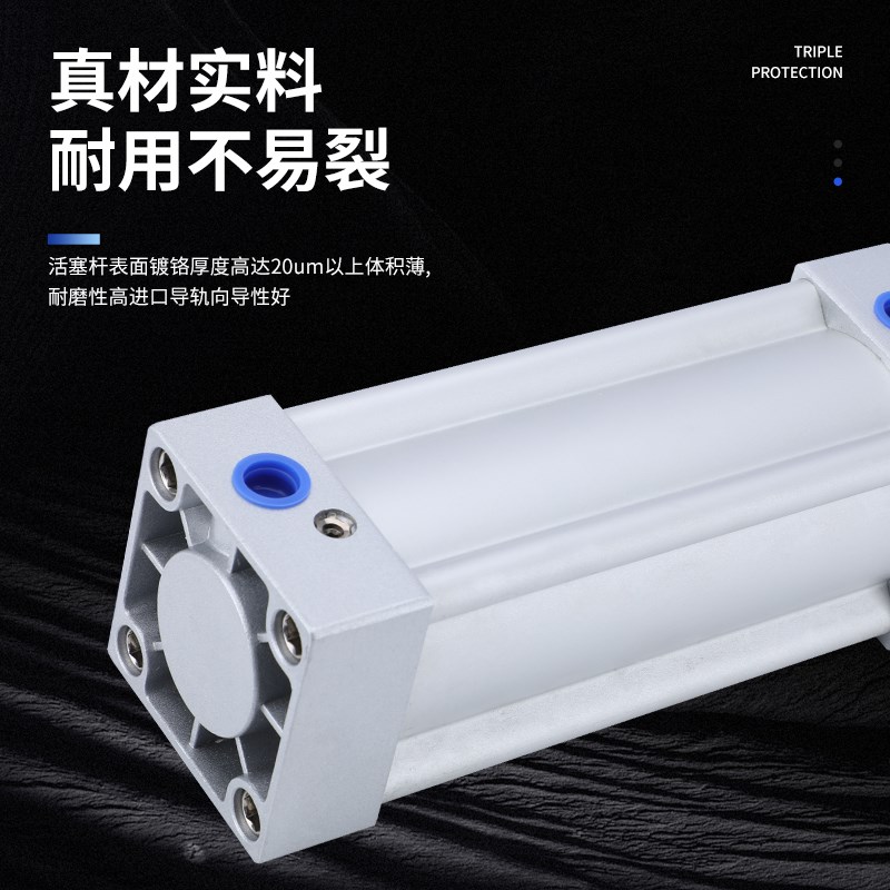 SI系列标准气缸63/80/100x50X75X125X150X200X250X300-S - 图2