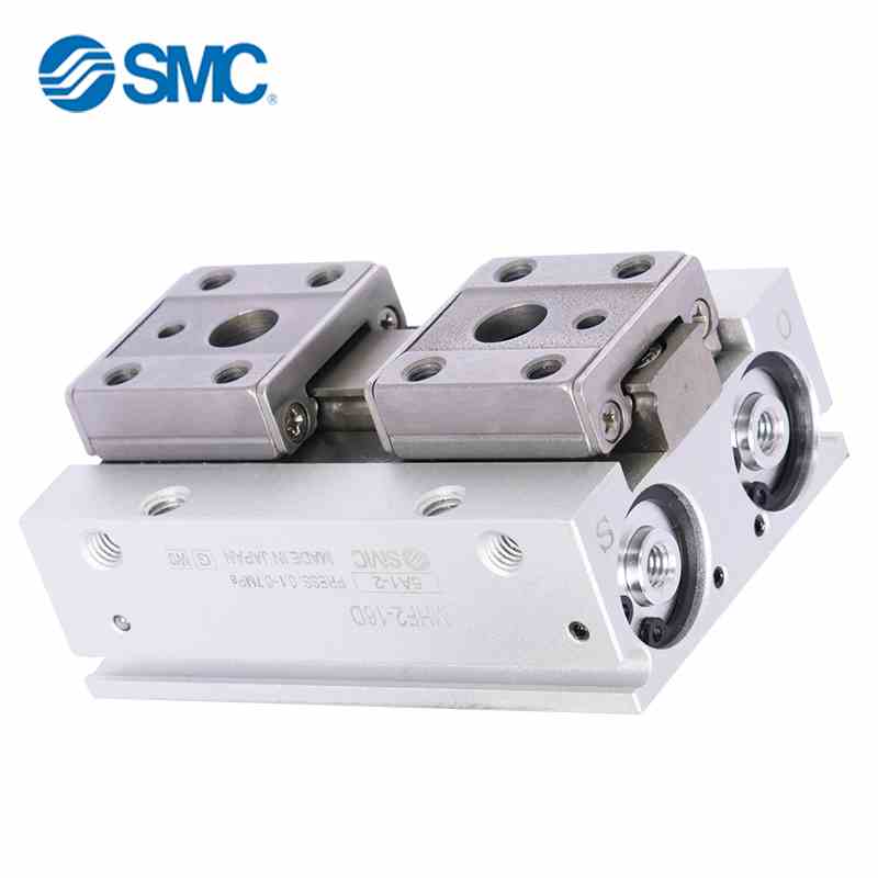 原装SMC气动气爪薄型平行手指滑轨气缸MHF2-12D/D1/D2/DR/D1R/D2R - 图1