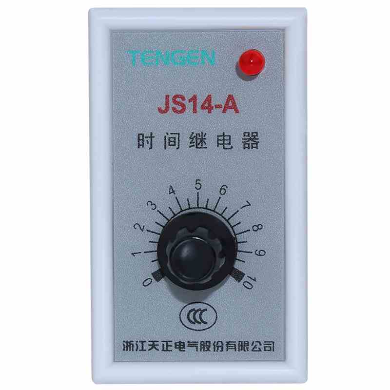 天正 JS14-A晶体管式时间继电器JS14A 10S 30S 60S 36V 380V 220V - 图3
