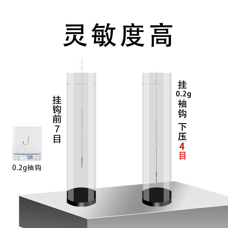 陈年去壳芦苇浮漂醒目野钓黑坑鲫鲤鱼漂底钓罗非防风浪抗走水芦苇-图1