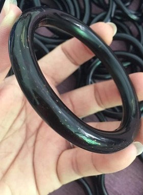 双11狂欢购 天然海柳藤黑珊瑚金花点手环饰品百搭民族风