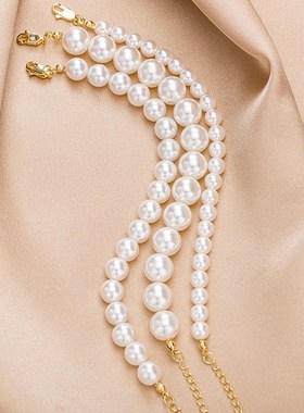 苏瑞瑞小众精致珍珠手錬配饰女生高级感新款高档气质覆古生日礼物