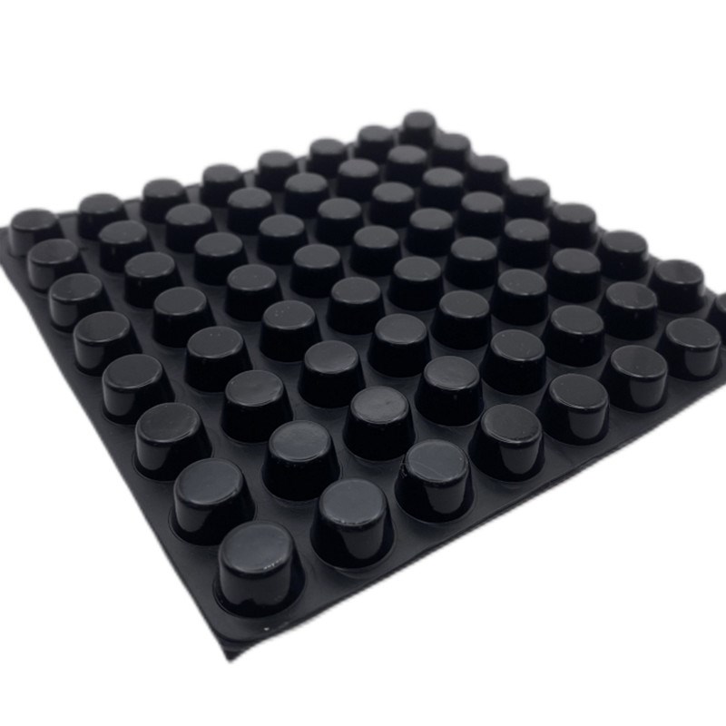10*6 black self-adhesive silicone rubber feet, round chassis feet, diameter 10, thickness 6mm, 64 pcs