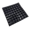 10*6 black self-adhesive silicone rubber feet, round chassis feet, diameter 10, thickness 6mm, 64 pcs