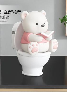 治愈系小熊桌面摆件家居装饰品办公室好物送闺蜜男女朋友生日礼物