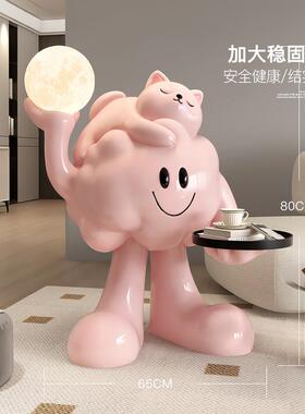 创意床头柜乔迁礼品客厅落地灯摆件家居饰品沙发旁边几装饰品卧室