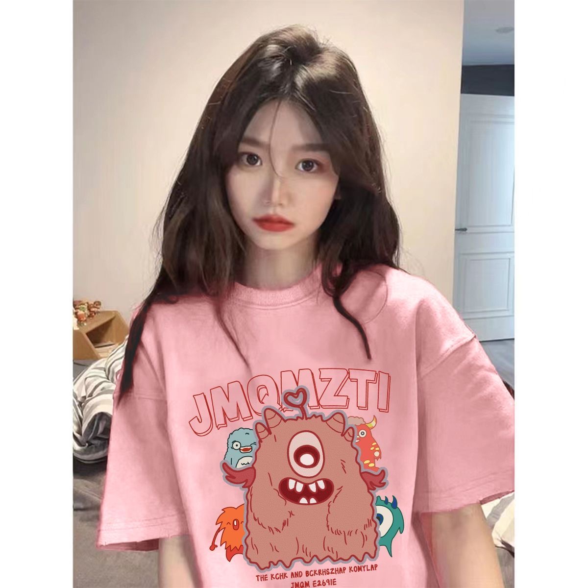 TYK拉夏正品2024新款情侣纯棉T恤1_La Chapelly hmmoe潮牌服_女装/女士精品-第3张图片-提都小院