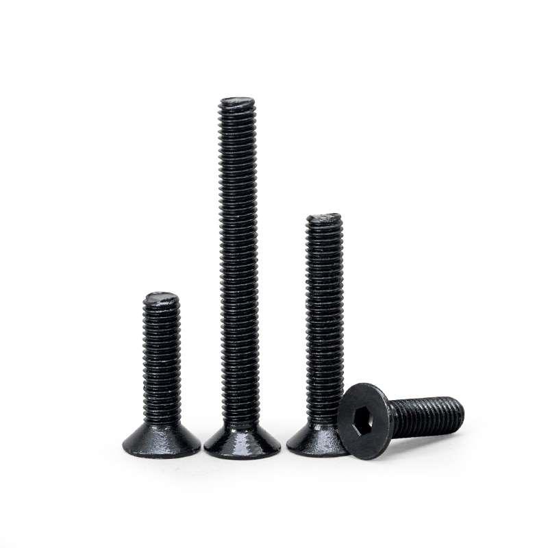 12.9级沉头内六角螺丝高强度平头螺钉黑色平杯螺栓M2M3M4M5M6M8 - 图2