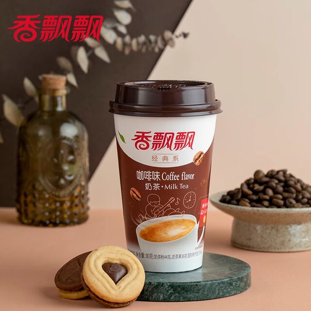 Xiangpiaopiao classic original milk tea cup instant brewing ready-to-drink milk tea full box drink official flagship store same style