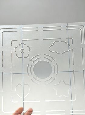 亚克力高透方巾模版diy发圈制作效率神器成人婴儿布艺ins爆火精致