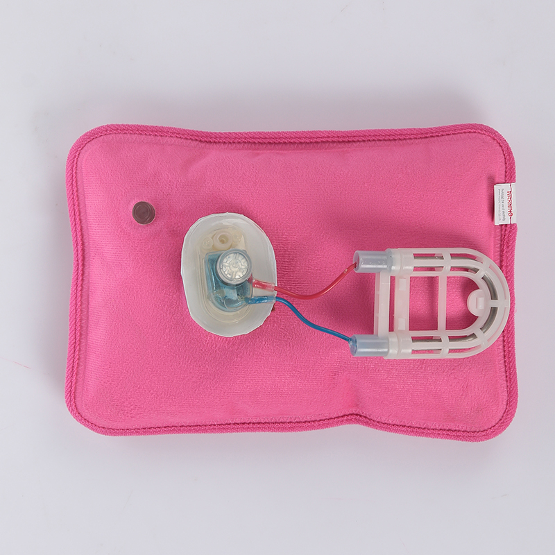 丝光面暖手宝充电式热水袋防爆暖宫女暖宝宝暖水袋颈椎毛绒可拆洗 - 图2