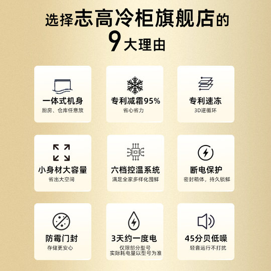 Chigo Frost-Free Freezer Level 1 Energy Efficiency丨SF Home