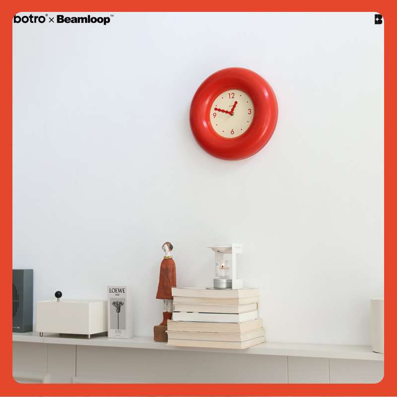 ?啵乔botro静音钟表挂钟客厅2023新款简约现代家用桌面时钟挂墙 - 图1