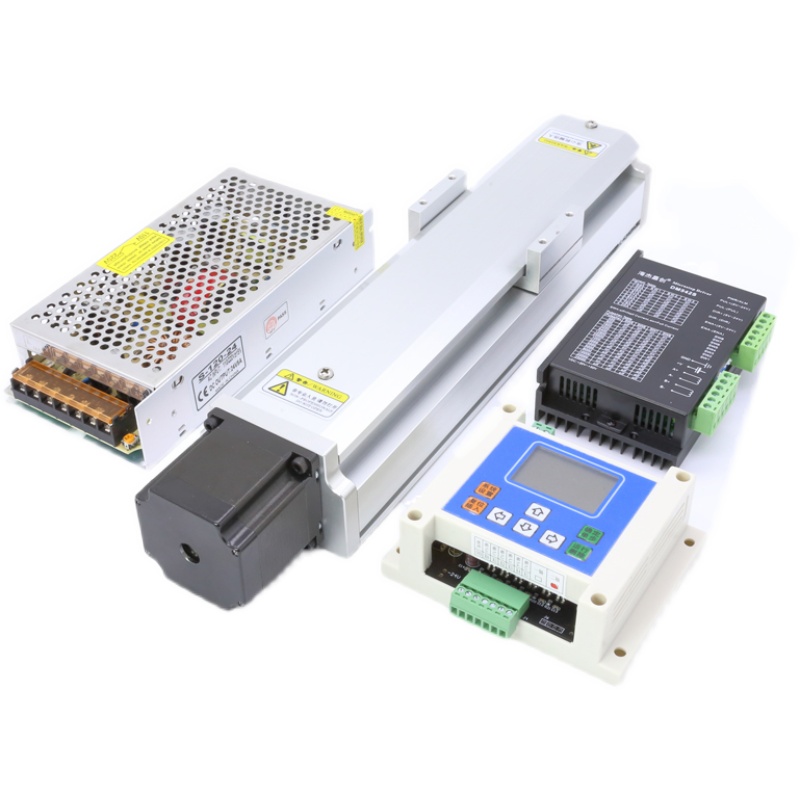 滑台模组套装密封精密滚珠丝杠直线导轨57步进电机电动数控工作台 - 图3