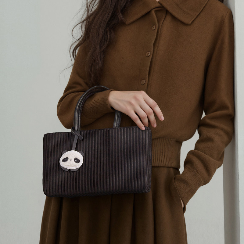 onimals空气感菜篮子包女2025新款通勤小拎包单肩手提水桶包,淘宝优惠券,粉丝福利购,淘宝优惠卷