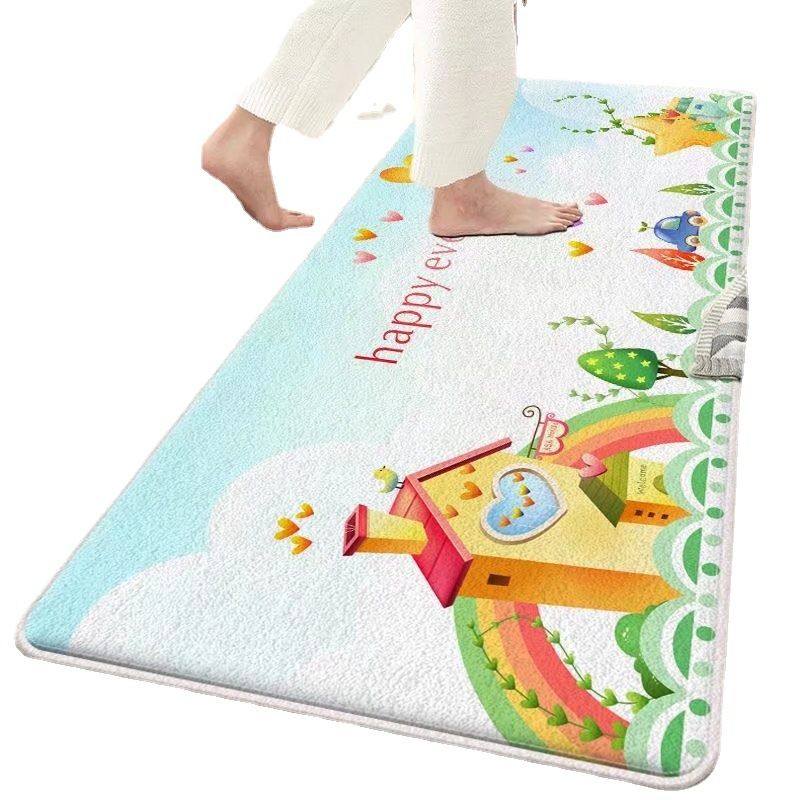 加厚仿羊绒床边地毯卧室少女可爱飘窗垫地垫长毛毯简约水洗,淘宝优惠券,粉丝福利购,淘宝优惠卷