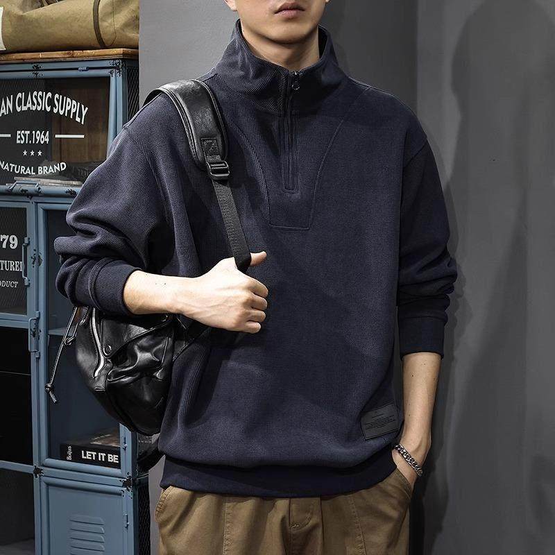 it neith BIAS潮牌半拉链雪尼尔立领男卫衣春秋新款痞帅休闲外套,淘宝优惠券,粉丝福利购,淘宝优惠卷