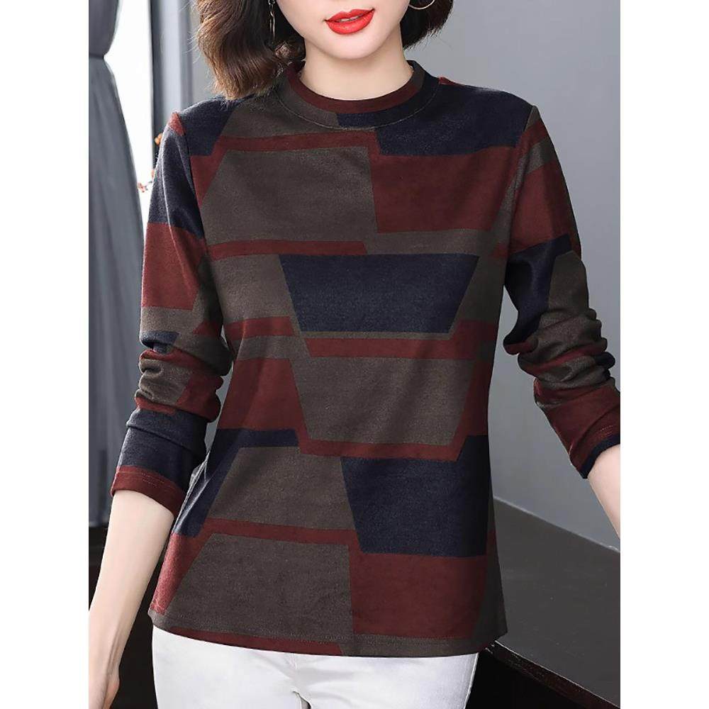 德绒半高领打底衫女秋冬季加绒爆款保暖内搭秋衣中年妈妈长袖t恤,淘宝优惠券,粉丝福利购,淘宝优惠卷