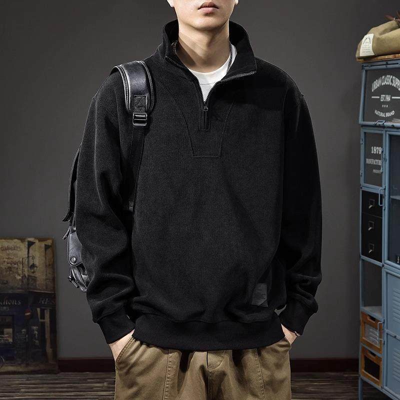 it neith BIAS潮牌半拉链雪尼尔立领男卫衣春秋新款痞帅休闲外套,淘宝优惠券,粉丝福利购,淘宝优惠卷