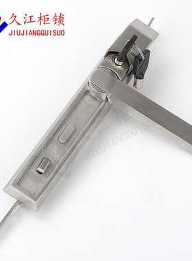 新品MS830不锈钢304一字弹子锁芯连杆锁带天地杆电气柜锁机柜门锁