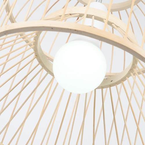 竹编灯笼吊灯中式火锅店饭店餐馆竹艺灯店铺商用民宿茶室日式灯具 - 图2