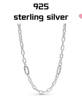 【新品】S925纯银ME系列环链项链颈饰多色多尺寸串饰情侣七夕礼物