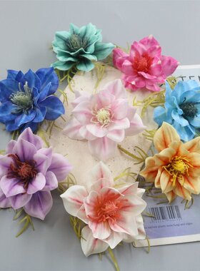 3D打印手感龙须茉莉花仿真花 手工簪花头饰材料花朵假花拍摄道具