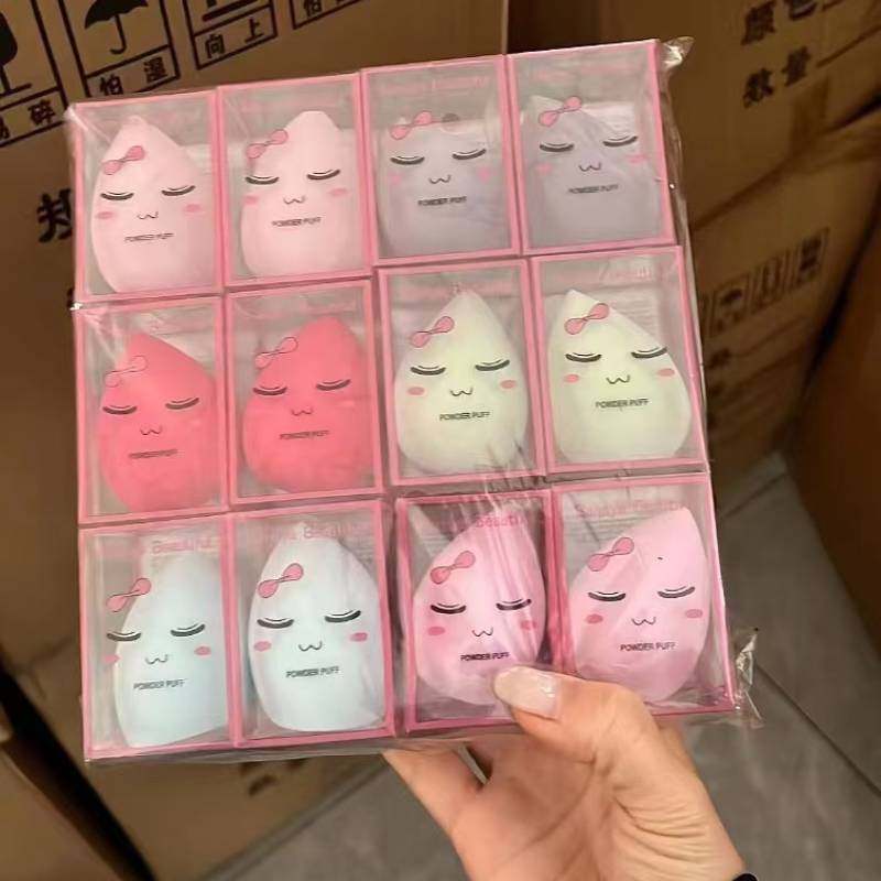 2025新款PVC湿粉扑化妆工具葫芦海绵包装配色美妆蛋干湿两用,淘宝优惠券,粉丝福利购,淘宝优惠卷