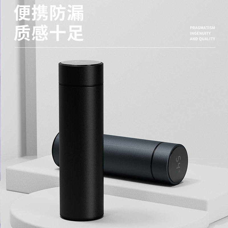 B38显温智能杯304不锈钢保温杯不掉漆喷塑工艺杯子商务礼品水杯,淘宝优惠券,粉丝福利购,淘宝优惠卷