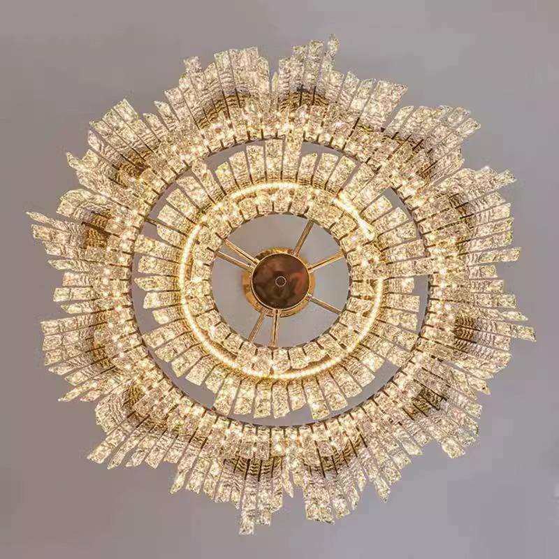 悦已新款网红高级感客厅吊灯欧式主卧室灯圆形餐厅灯轻奢水晶灯具,淘宝优惠券,粉丝福利购,淘宝优惠卷