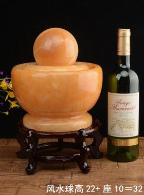 热销推荐新中式天然原石流水喷泉客厅乔迁开业礼品石材风水球摆件