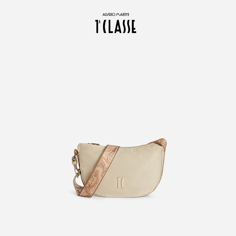 马天尼地图包  2000’s Nylon小号半月形单肩包 ALVIERO MARTINI,淘宝优惠券,粉丝福利购,淘宝优惠卷