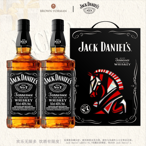 杰克丹尼黑标500ml美国田纳西州威士忌JackDaniel's进口洋酒调和 - 图3