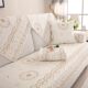 Japanese imported pure cotton non-slip four-season sofa cushion