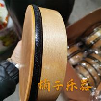 Olfe Toy Musical Instrument Beech Bull Leather Hand Drum Bells Drum Leather Imitation Leather of various materials Early teaching instruments